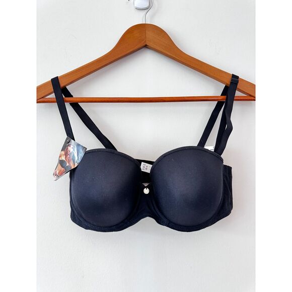 Chantelle Set of 2 Multi-Position Push-Up Bras Black/Beige 36B - Picture 2 of 8